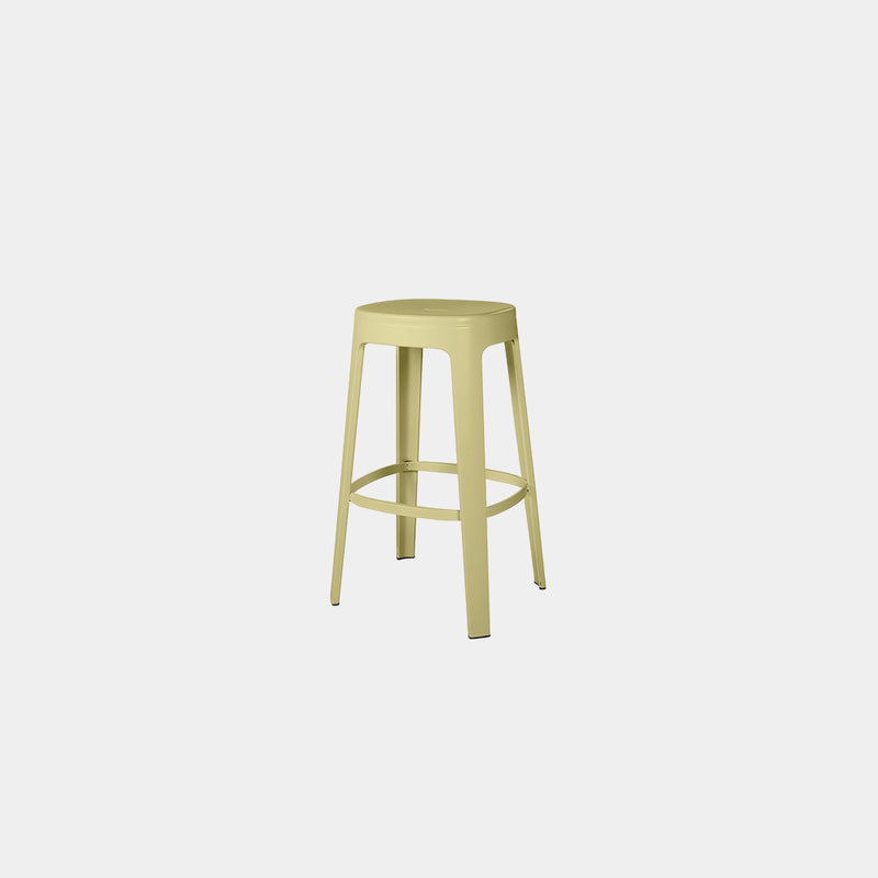 #Color_Green Beige#Backrest_No_Backrest