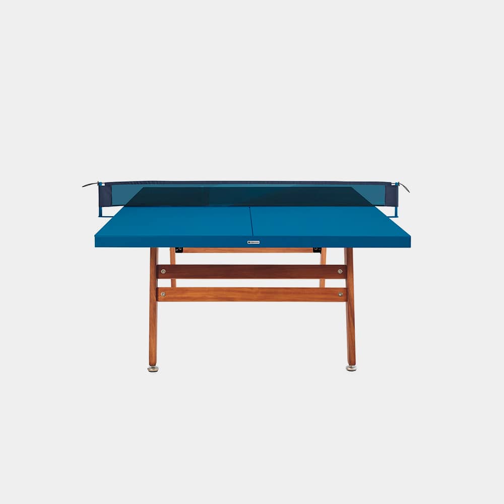 Stationary Ping Pong Table Green Blue