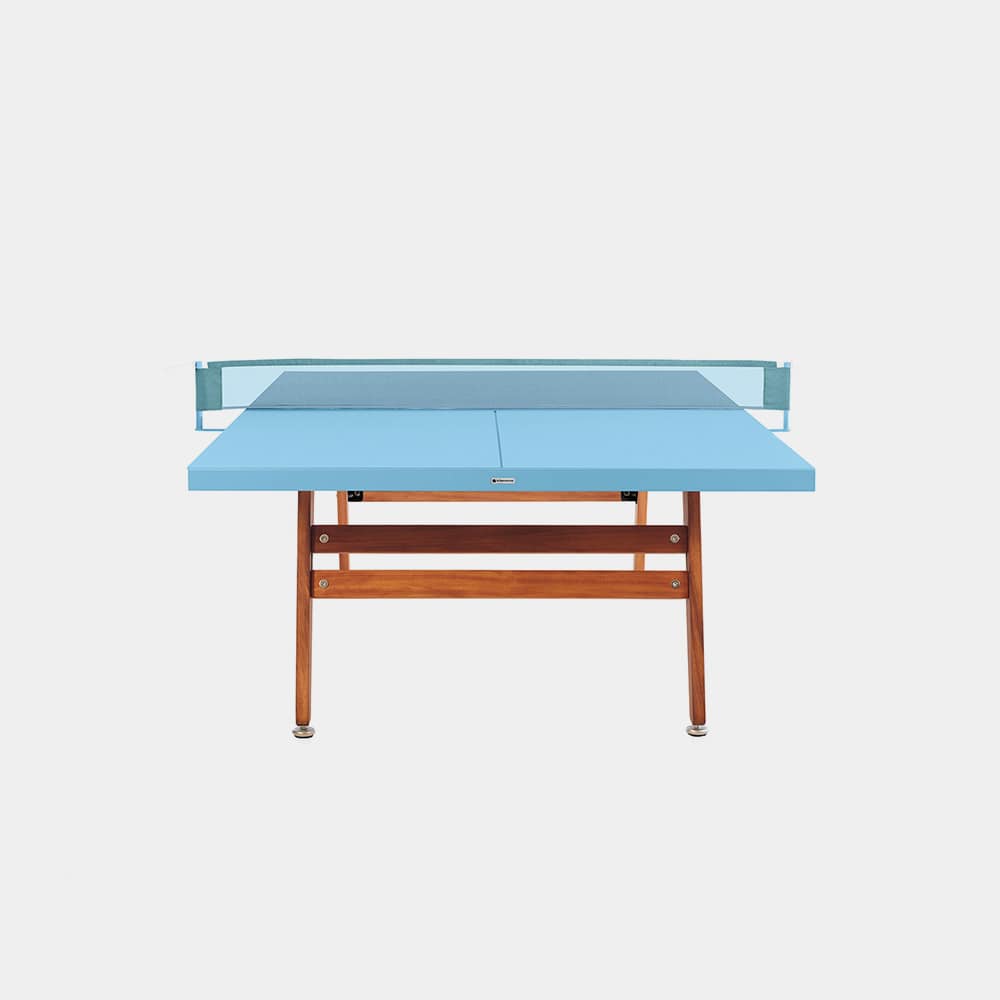 Stationary Ping Pong Table Cool Blue