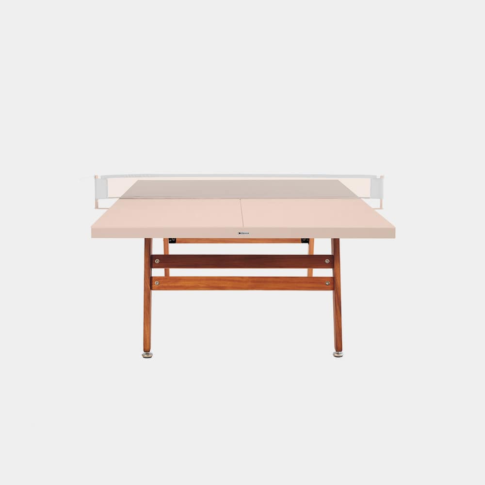 Stationary Ping Pong Table Peach Rose