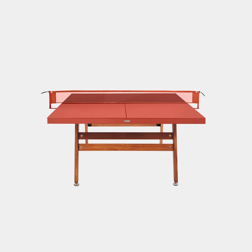 Stationary Ping Pong table Terracotta