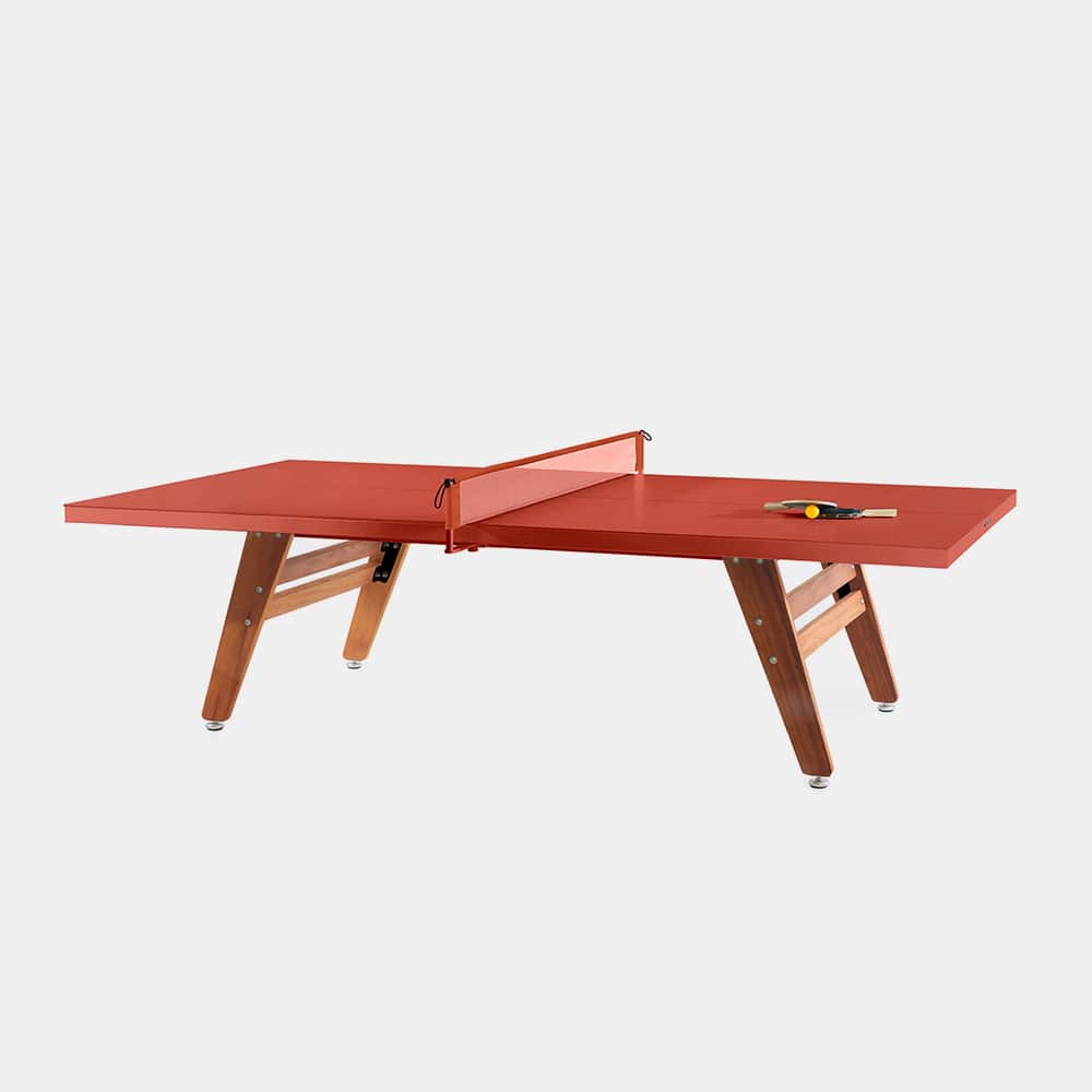 Stationary Ping Pong table Terracotta