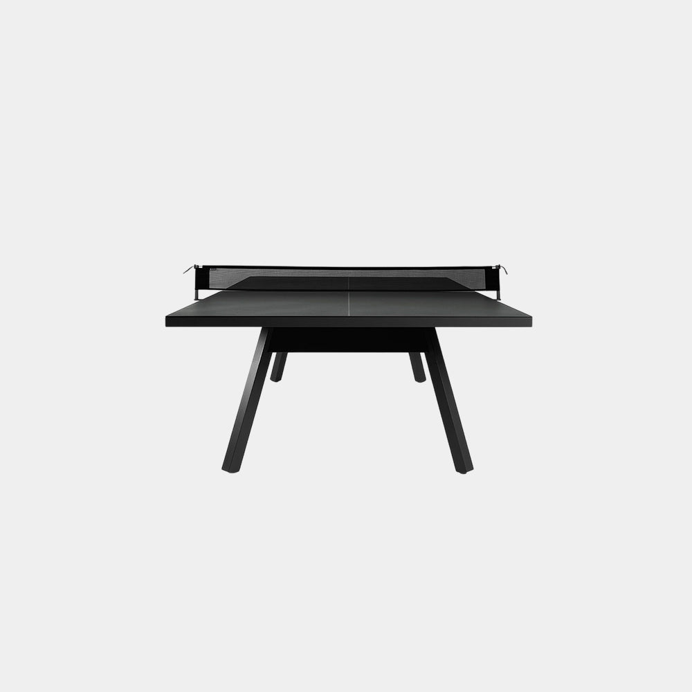 You and Me Monochrome Ping Pong Table Jet Black