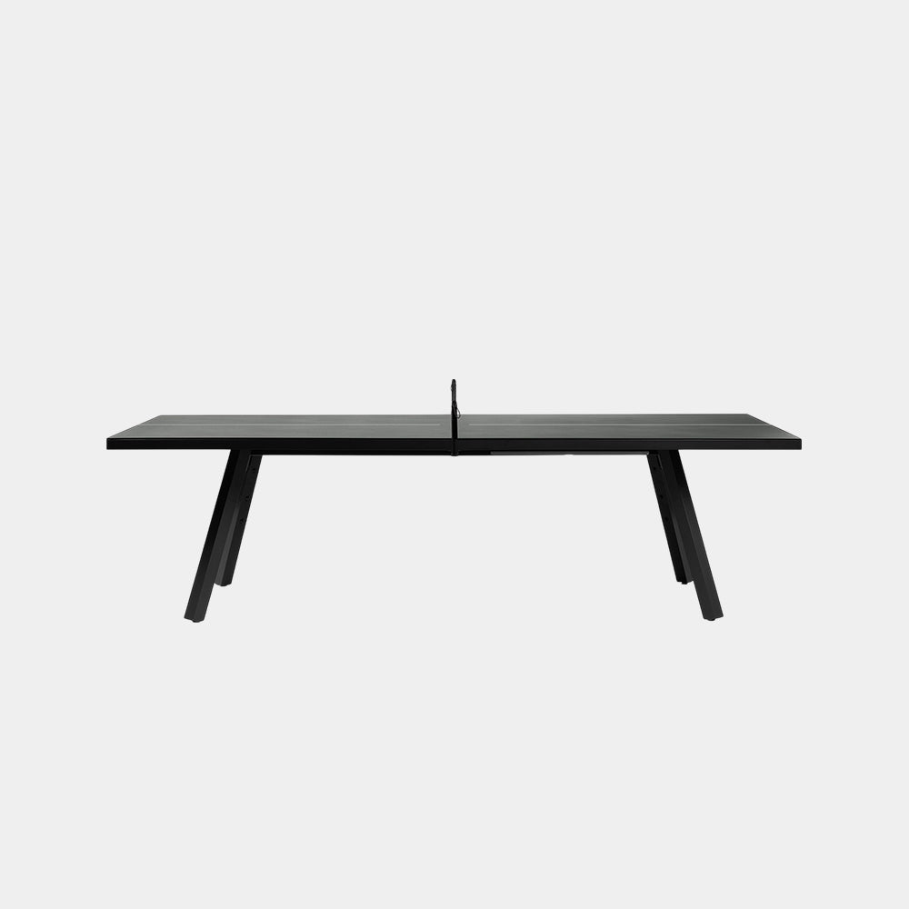 You and Me Monochrome Ping Pong Table Jet Black