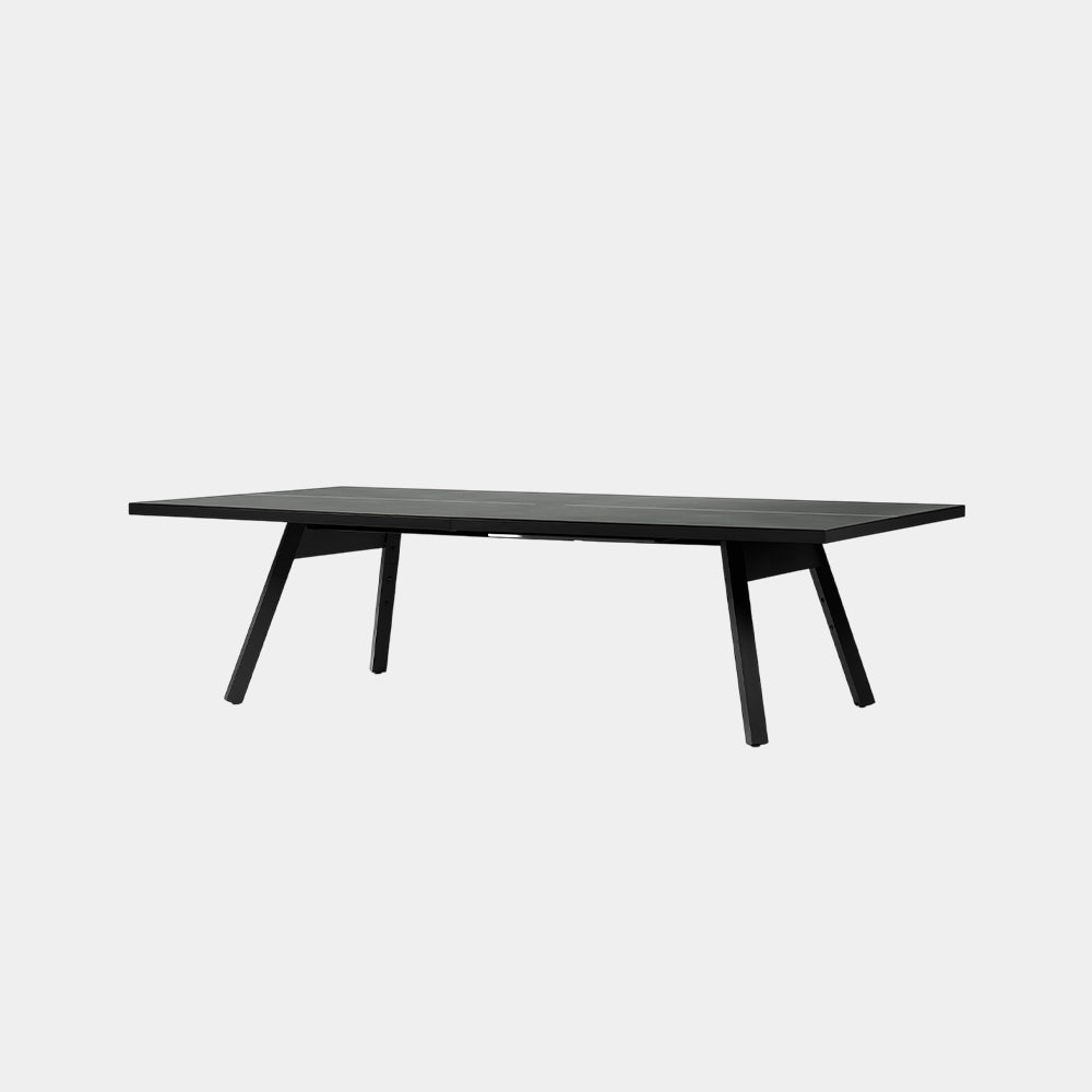 You and Me Monochrome Ping Pong Table Jet Black