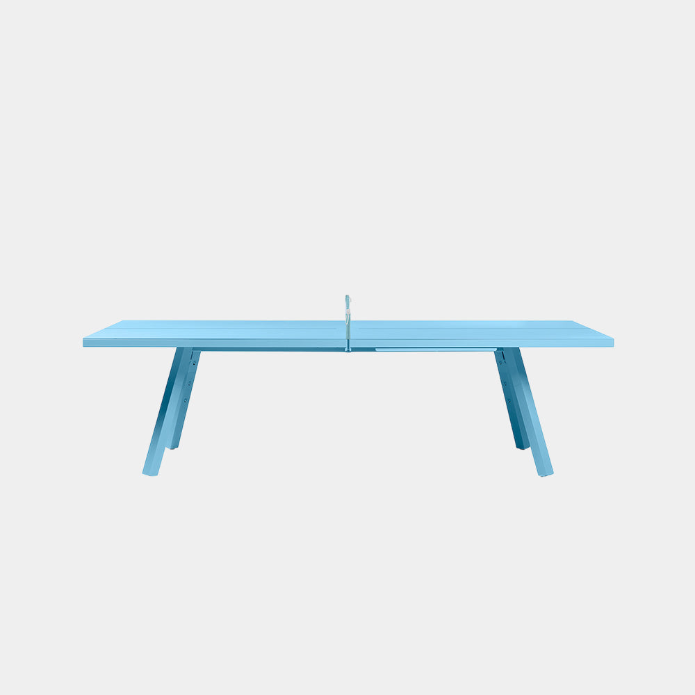 You and Me Monochrome Ping Pong Table Cool Blue