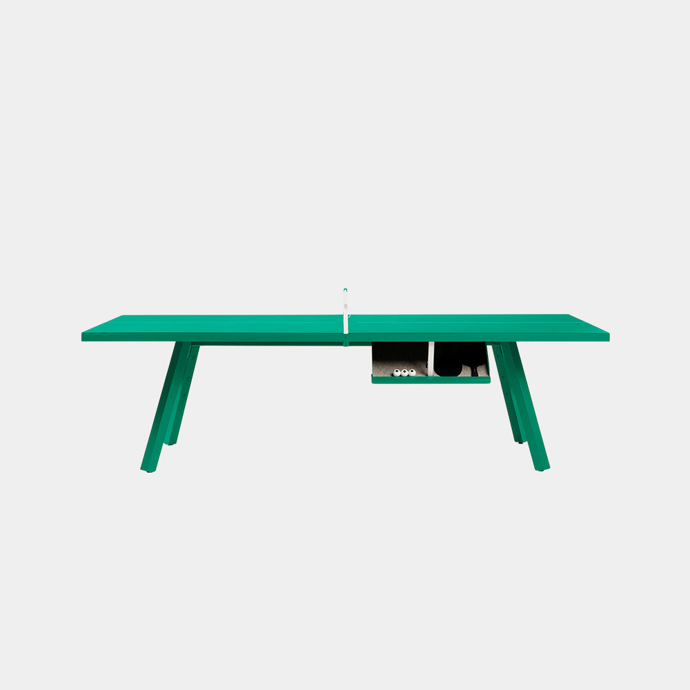 You and Me Monochrome Ping Pong Table Emerald Green