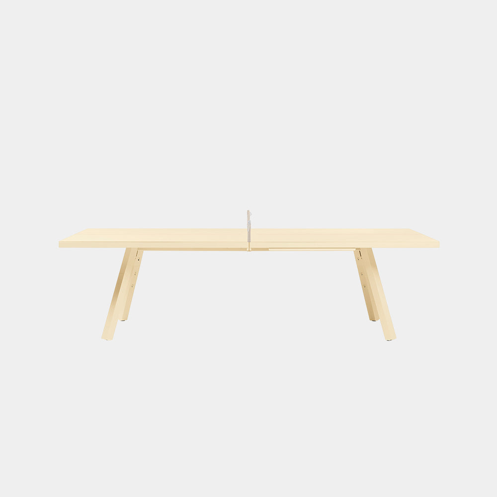 You and Me Monochrome Ping Pong Table Light Ivory