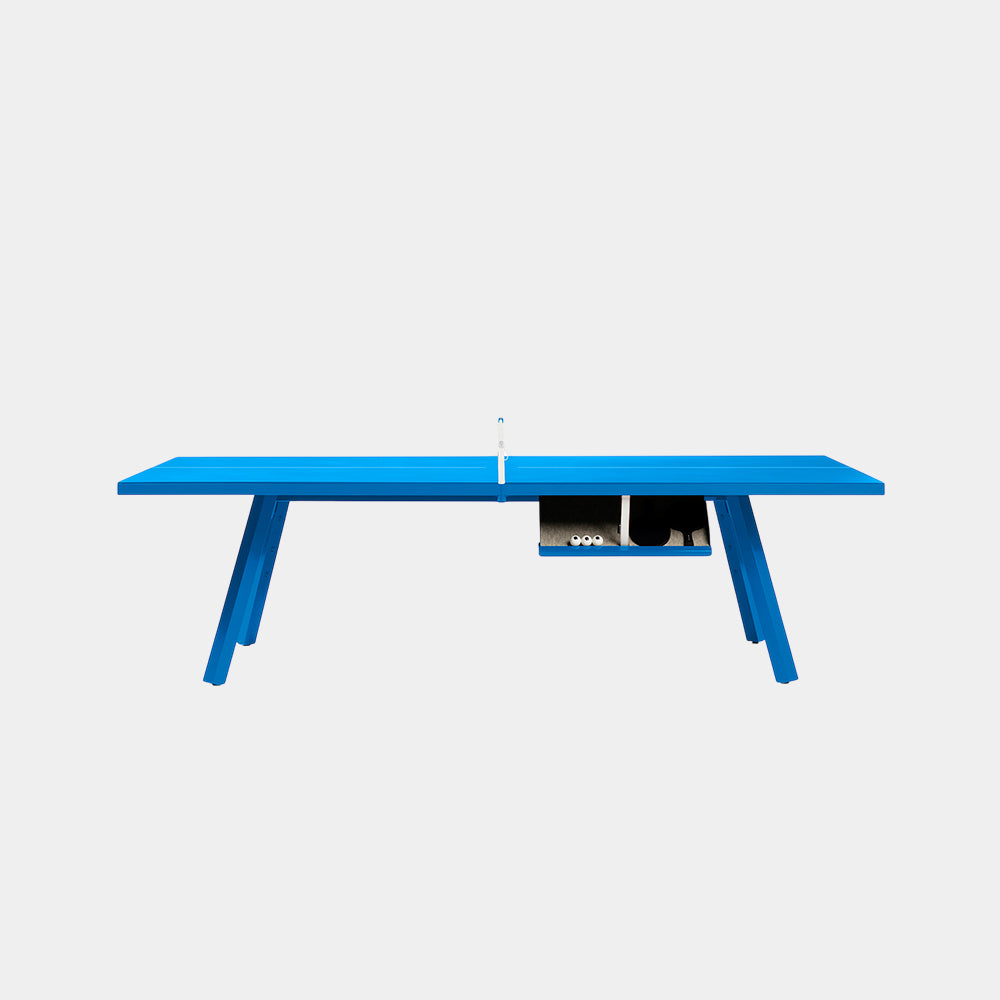 You and Me Monochrome Ping Pong Table Sky Blue