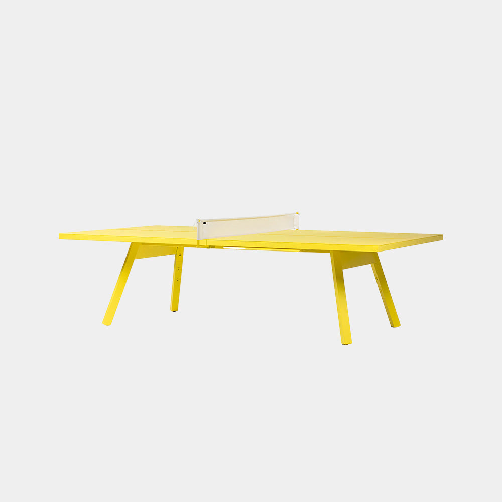 You and Me Monochrome Ping Pong Table Sulfur Yellow