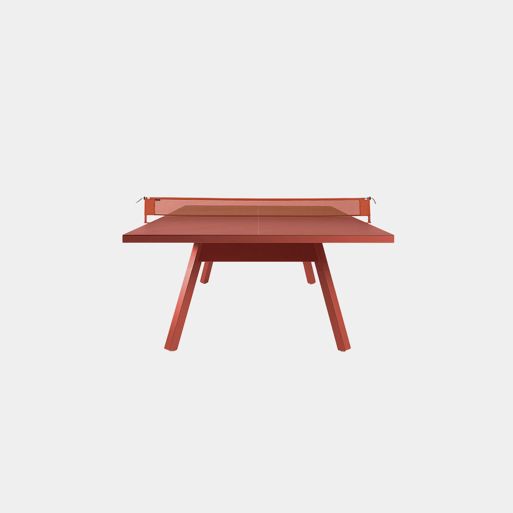 You and Me Monochrome Ping Pong Table Terracotta