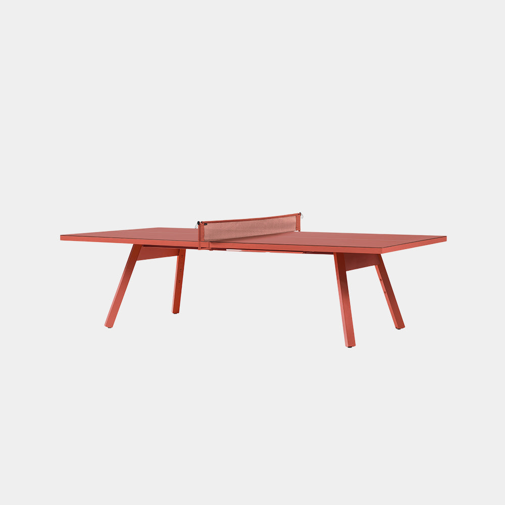 You and Me Monochrome Ping Pong Table Terracotta