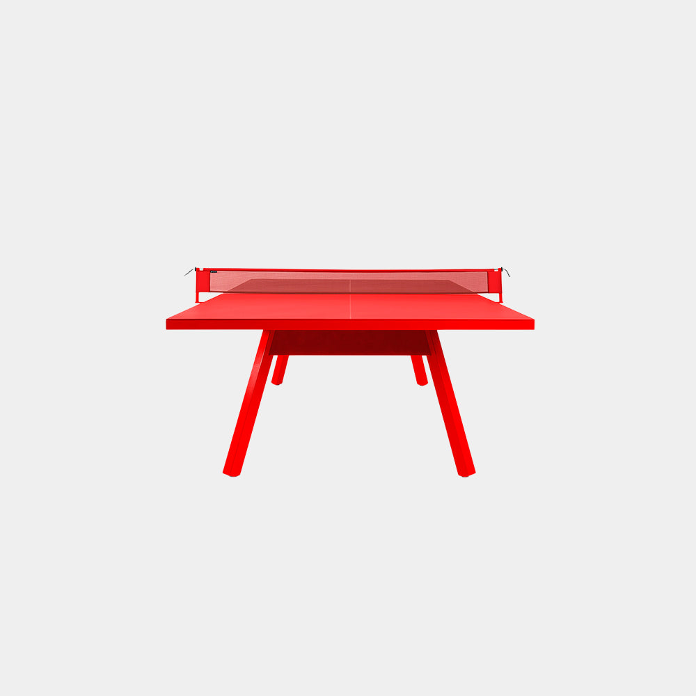 You and Me Monochrome Ping Pong Table Traffic Red