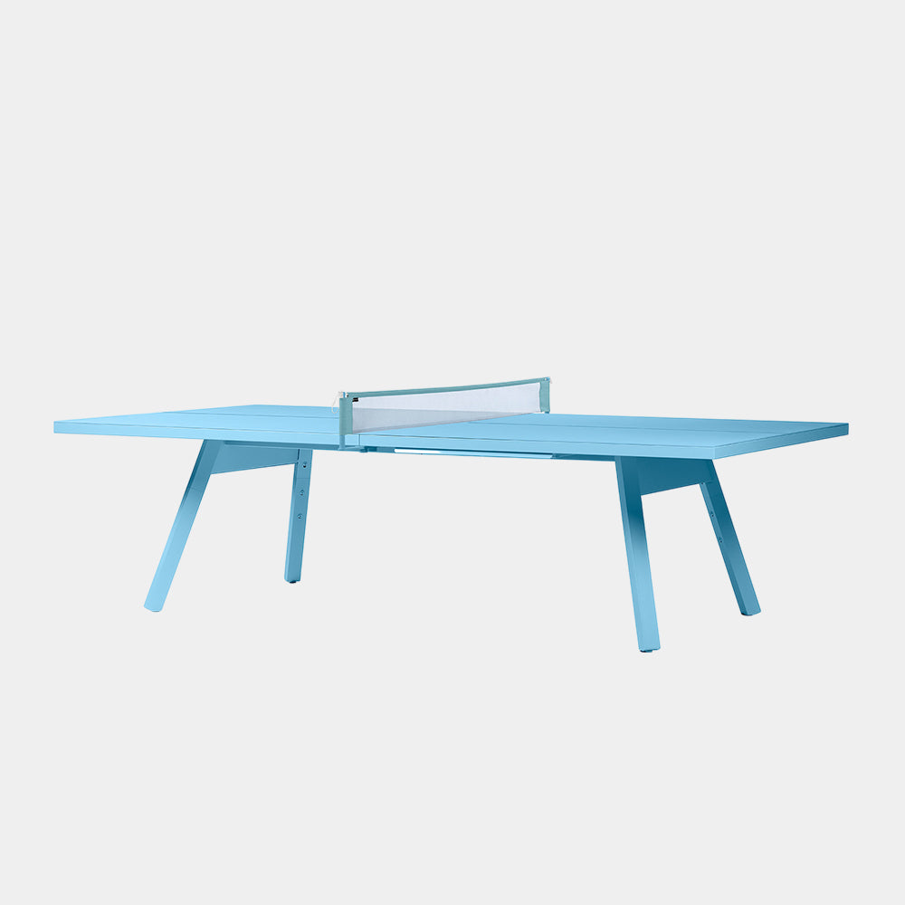 You and Me Monochrome Ping Pong Table Cool Blue