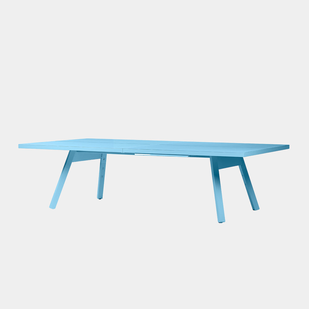 You and Me Monochrome Ping Pong Table Cool Blue