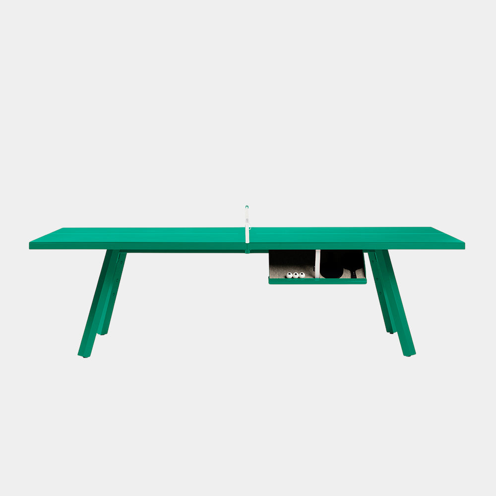 You and Me Monochrome Ping Pong Table Emerald Green