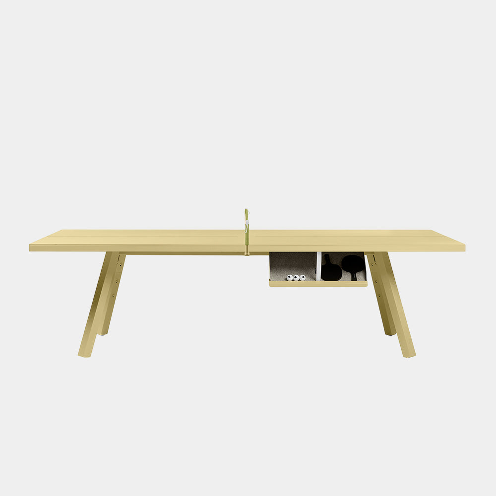You and Me Monochrome Ping Pong Table Green Beige