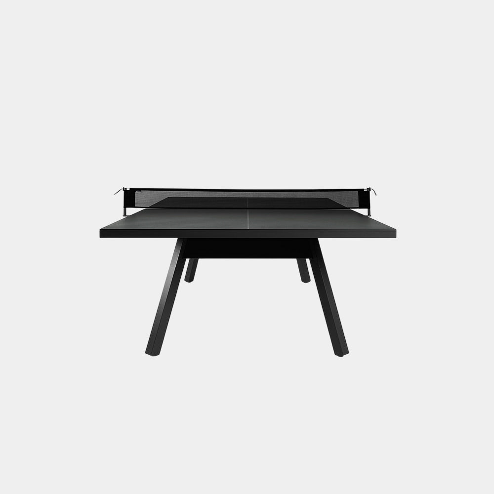 You and Me Monochrome Ping Pong Table Jet Black