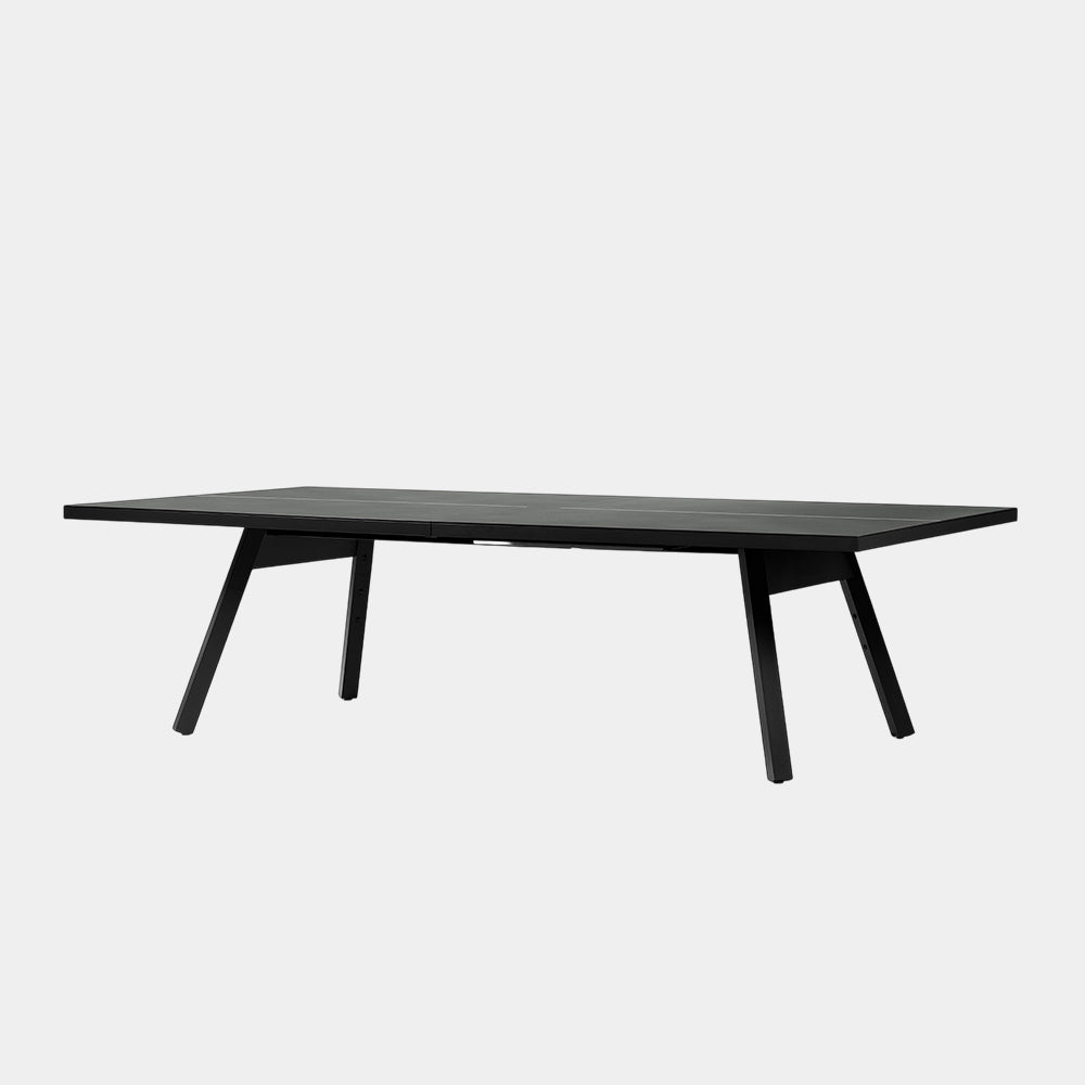 You and Me Monochrome Ping Pong Table Jet Black