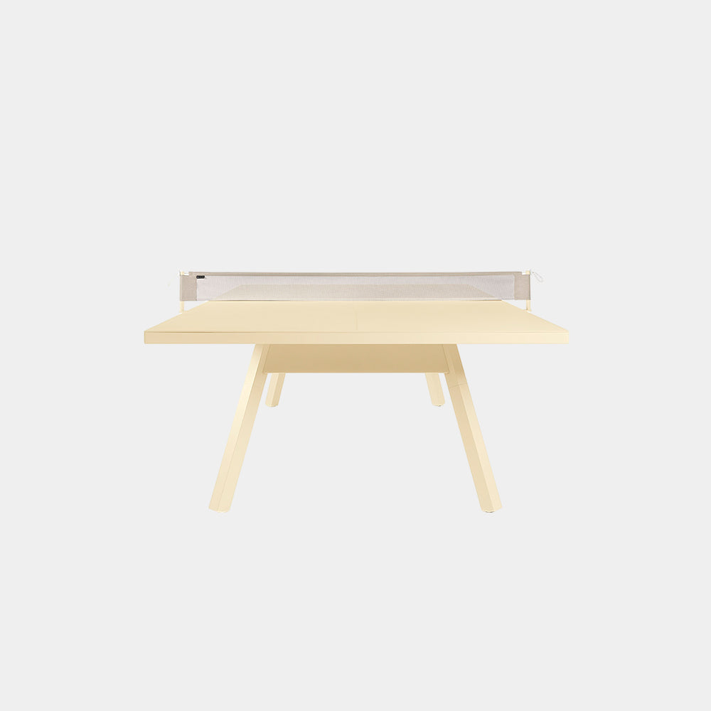 You and Me Monochrome Ping Pong Table Light Ivory
