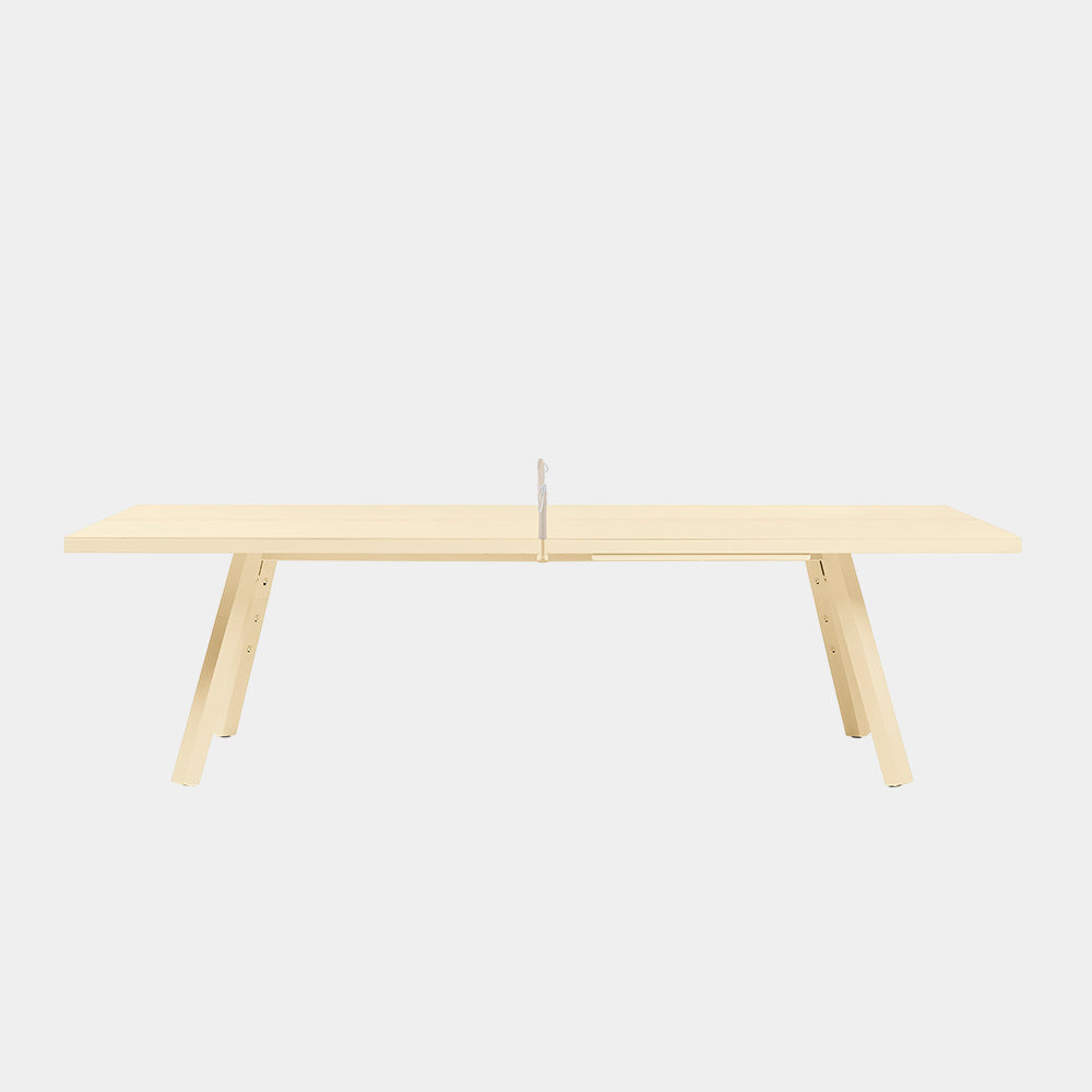 You and Me Monochrome Ping Pong Table Light Ivory