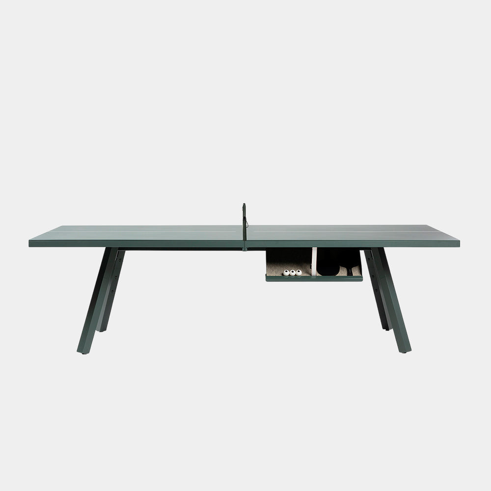 You and Me Monochrome Ping Pong Table Standard QS Nordic Green