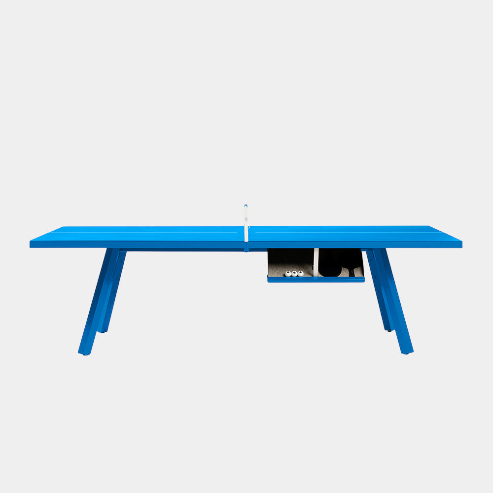 You and Me Monochrome Ping Pong Table Sky Blue