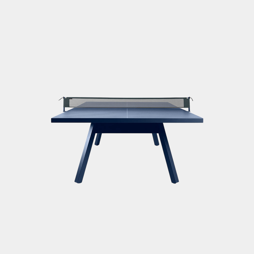 You and Me Monochrome Ping Pong Table Steel Blue