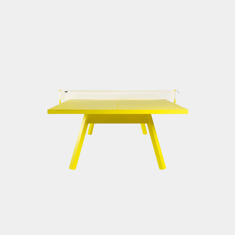 You and Me Monochrome Ping Pong Table Sulfur Yellow