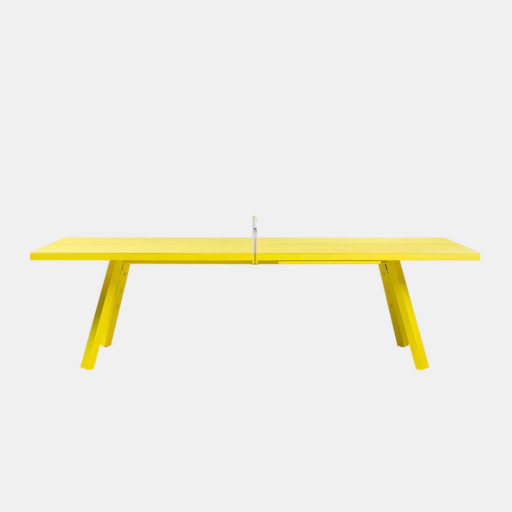 You and Me Monochrome Ping Pong Table Sulfur Yellow