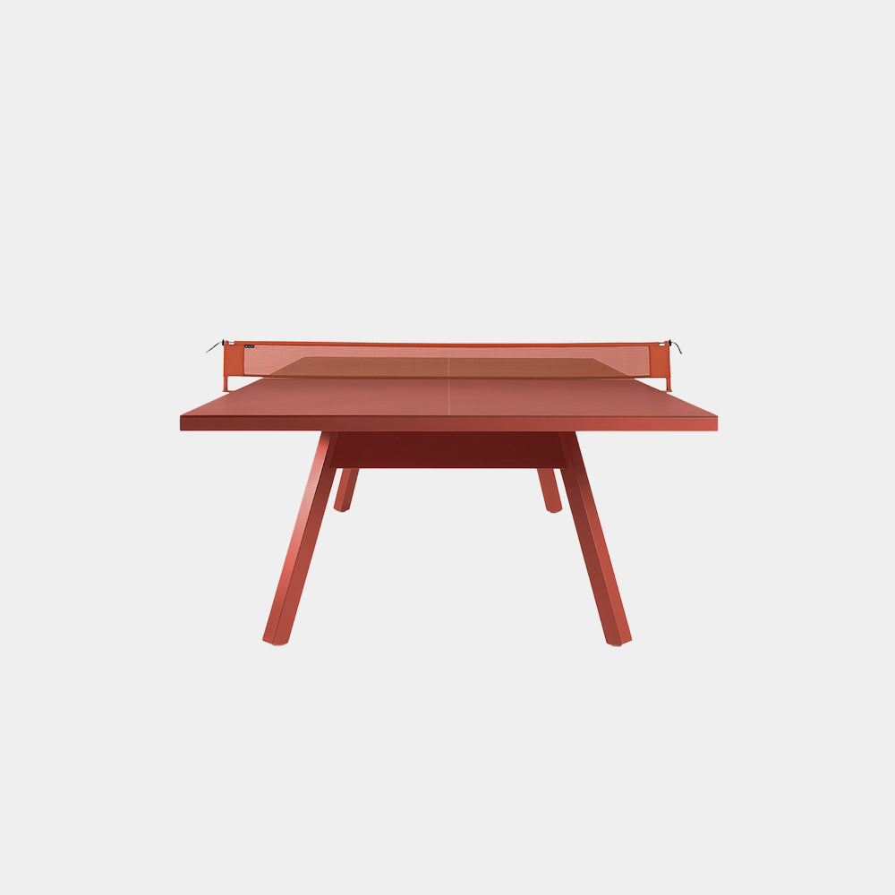 You and Me Monochrome Ping Pong Table Terracotta