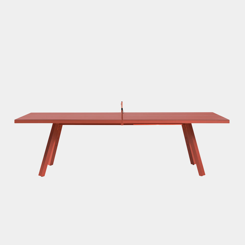 You and Me Monochrome Ping Pong Table Terracotta