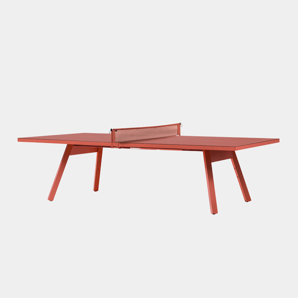 You and Me Monochrome Ping Pong Table Terracotta
