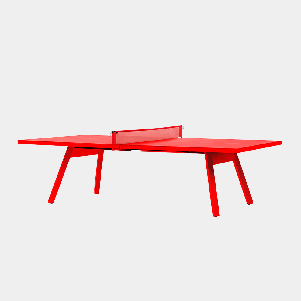 You and Me Monochrome Ping Pong Table Traffic Red