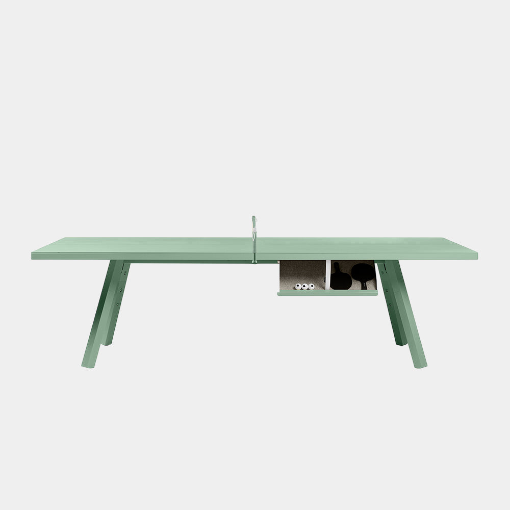 You and Me Monochrome Ping Pong Table Warm Sage