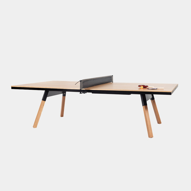 You and Me Ping Pong Table Standard Oak/Black