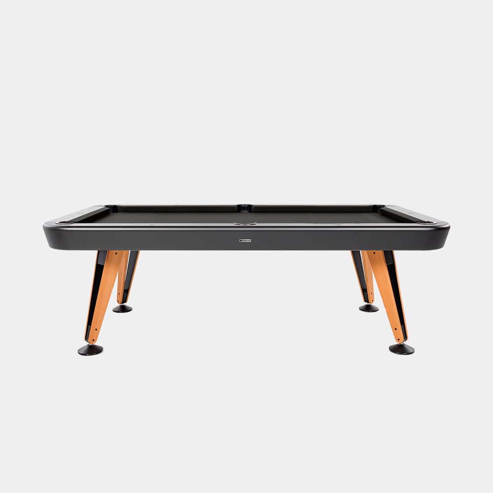 Diagonal Outdoor Pool table Jet Black