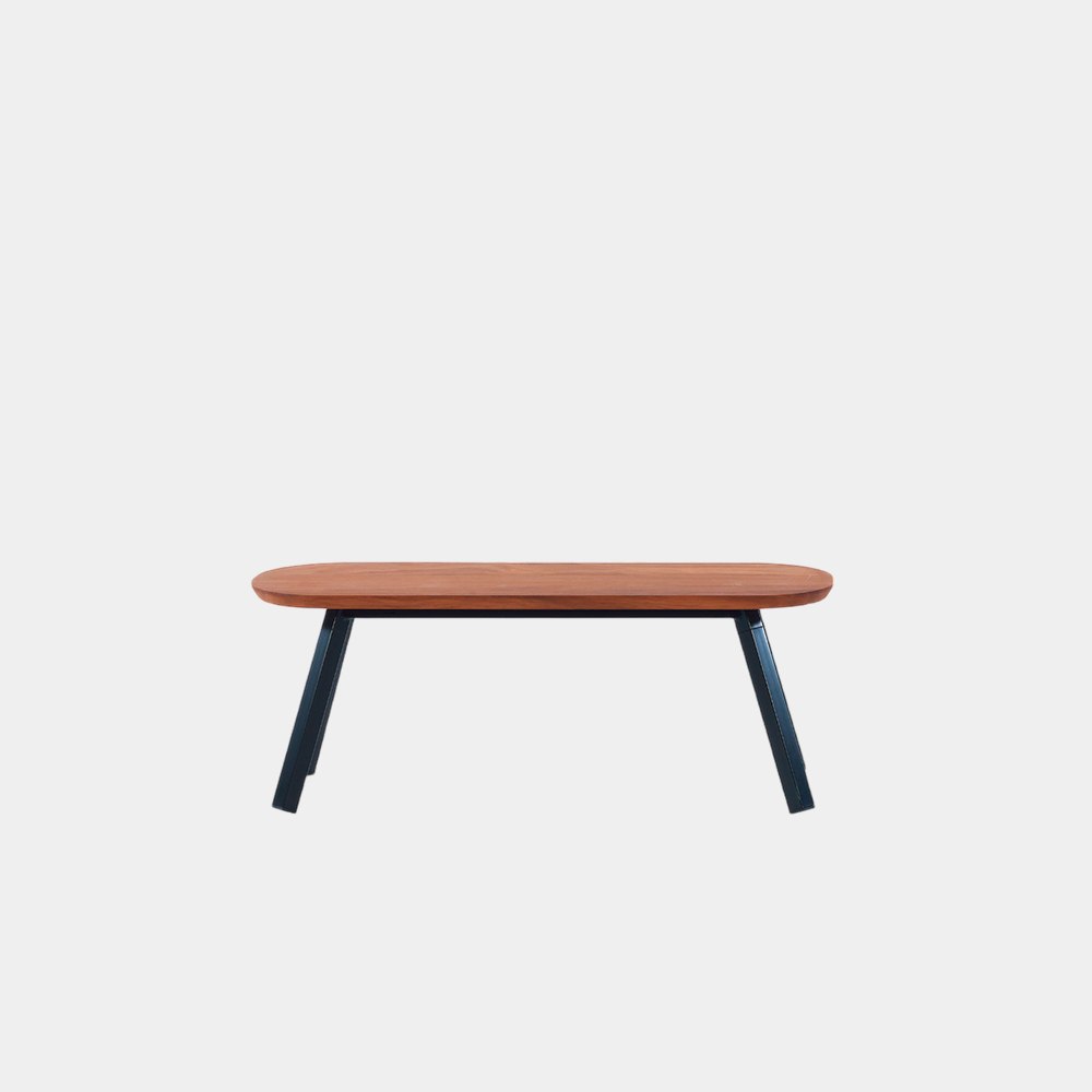 You and Me Bench Iroko Black Length 120 cm