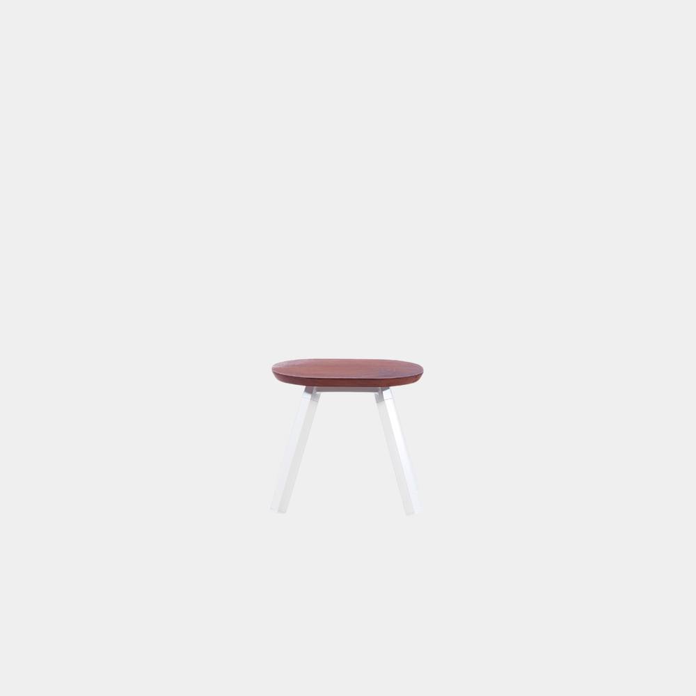 You and Me Bench Iroko White Length 50 cm