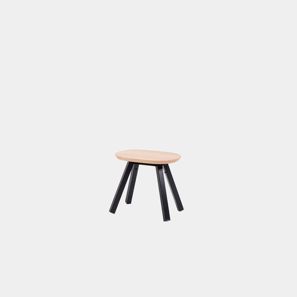 You and Me Bench Oak Black Length 50 cm
