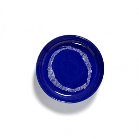 Plate High Lapis Lazuli Swirl