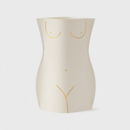 Paper Vase Venus Ivory
