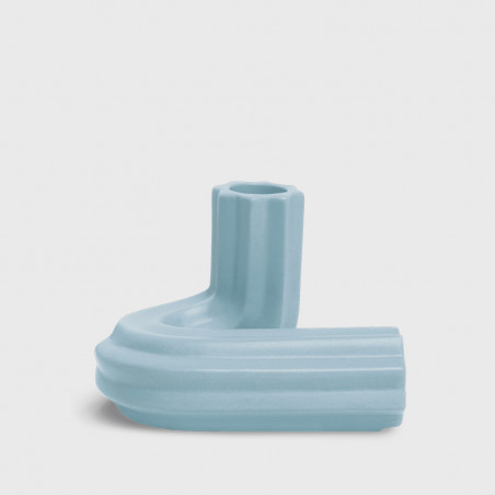Candle Holder Templo - Light Blue