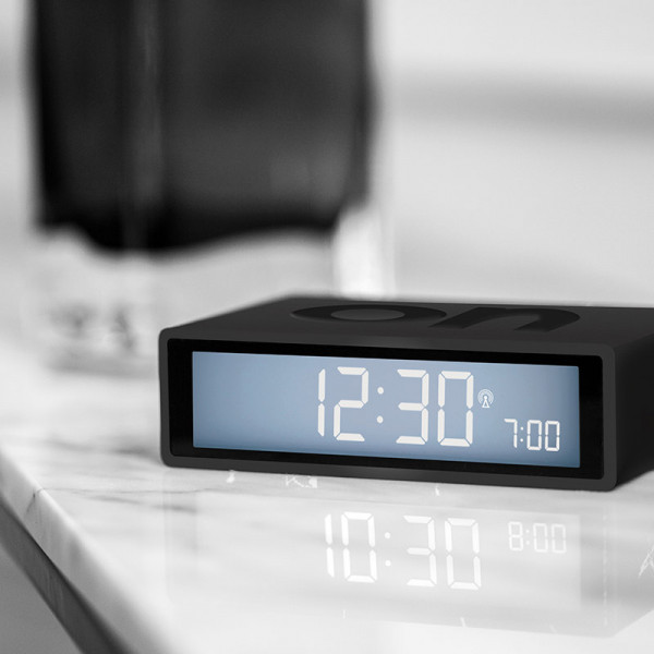 Shop Flip Alarm clock - Black