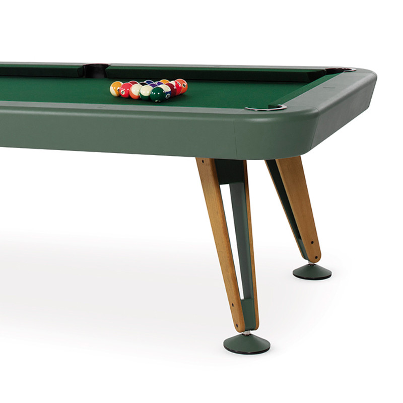 MD Sports Crestmont 8' Pool Table, Accessories Inclued, Brown/Green 