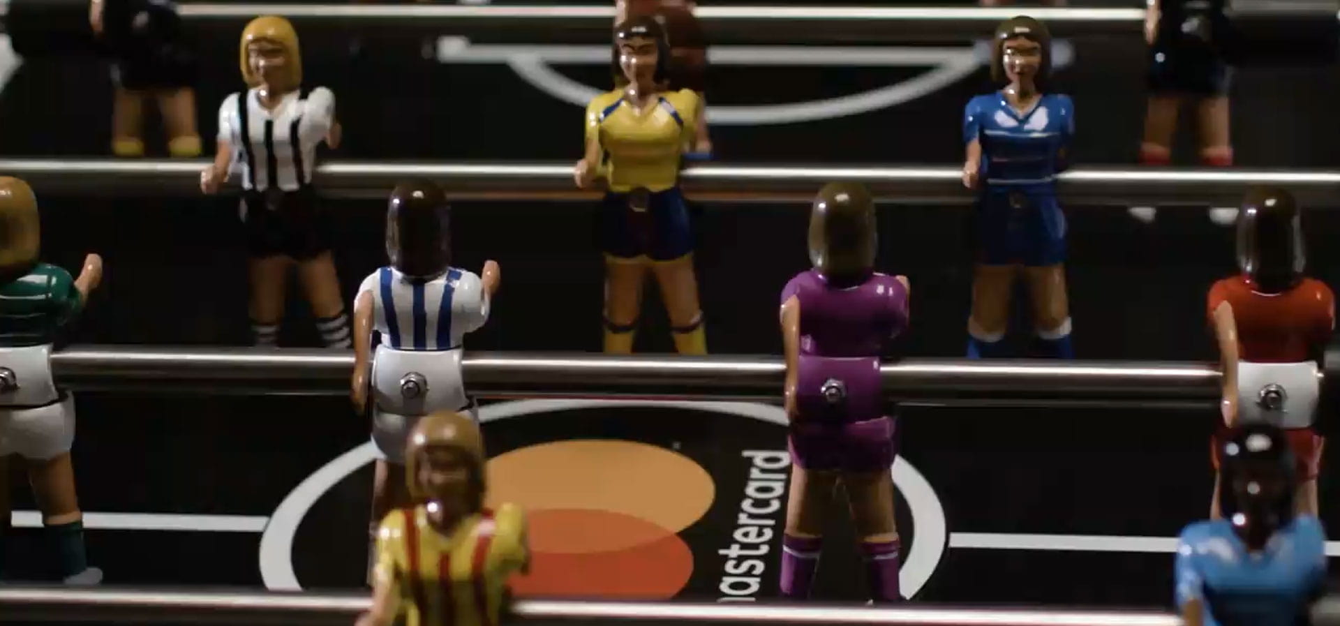 RS Barcelona customise a football table for Mastercard commercial
