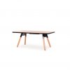 You and Me indoor design ping pong table in oak finish from RS Barcelona