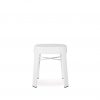 Ombra stool low in white finish from RS Barcelona