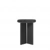 Plec table small in black marble finish from RS Barcelona