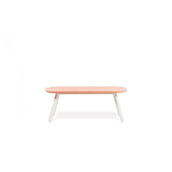 You and Me bench 120 in oak finish from RS Barcelona